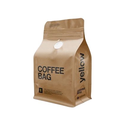 品質  Custom Printed Pouch Recyclable Eco Friendly Zipper Bag Packing Biodegradable Kraft Paper Compostable Bean Coffee Bags With Valve 工場